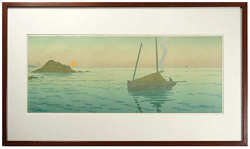 Henri Riviere “La Feerie des heures / Le Soleil couchant”