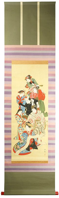 Mihata Joryu “Kabuki Dance in which the dancer quickly changes his clothes seven times (Shichihenge)”