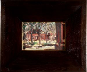 山本鼎「自筆画 風景」