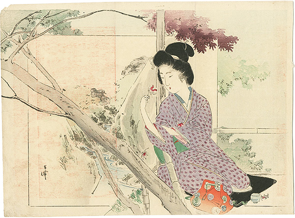 筒井年峰「木版口絵」