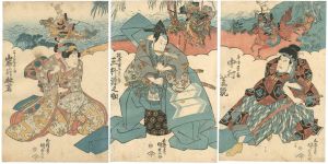 Kunisada I / Sadayoshi / Kabuki Play : Genta Kando [源太勘当]