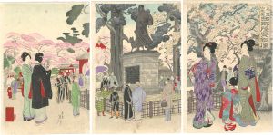 延一「上野山王台　西郷隆盛銅像」
