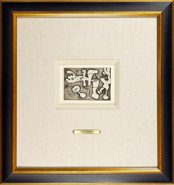 Joan Miro “The illustrated books "LA LUMIERE DE LA LAME" #6”