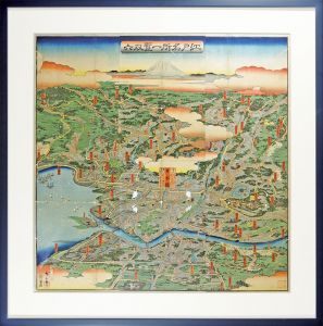 Sugoroku (Board Game) : Famous Places in Edo