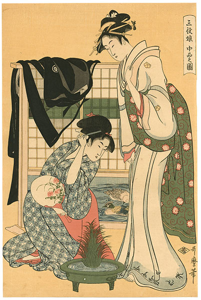 歌麿「涼しき姿【復刻版】」