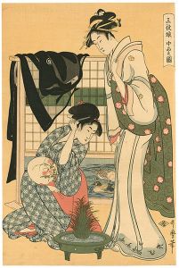 歌麿「涼しき姿【復刻版】」
