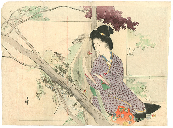 筒井年峰「木版口絵」