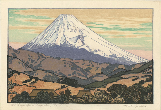 Yoshida Toshi “Mt.Fuji from Nagaoka , Cloud”