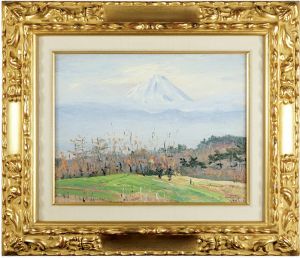 足立源一郎「甲州穴山にて」