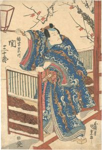 Kunisada I / Kabuki Play: Yoshino-yama Yuki no Furugoto [吉埜山雪振事]