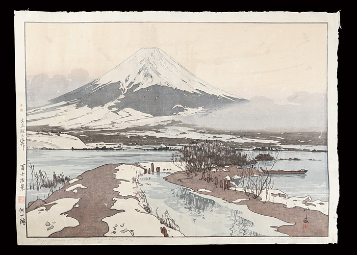 Yoshida Hiroshi “10 Views of Fuji / Lake Kawaguchi”