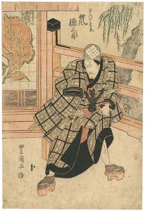 Toyokuni I / Kabuki Play / Sugata Kurabe Deiri-no Minato [容競出入湊]