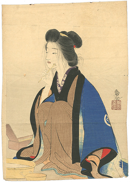 尾竹国観「木版口絵」
