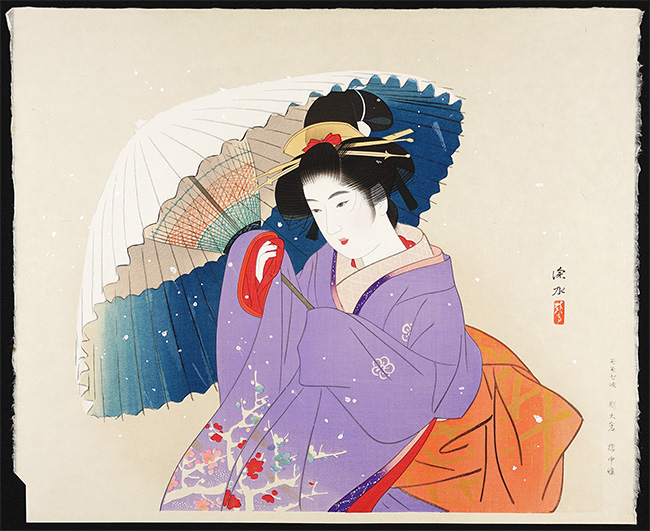 Ito Shinsui “Snowstorm”