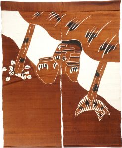 紬地のれん登窯