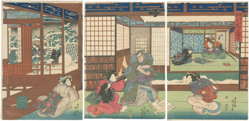 Kunisada I “The Forty-seven Ronin: Act.09	”