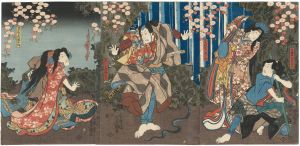 Toyokuni III / Kabuki Play : Sekai no Hana Oguri Gaiden	 [世界花小栗外伝]