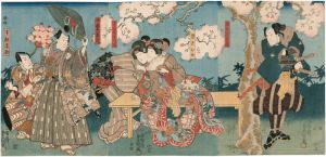 Toyokuni III / Kabuki Play : Sekai no Hana Oguri Gaiden	 [世界花小栗外伝 ]
