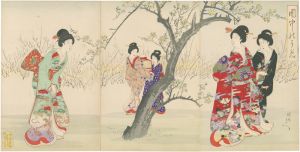 Chikanobu / Plum Tree in Bloom [園中のうめ]