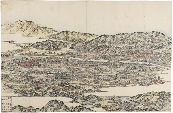 横山華山「花洛一覧図」