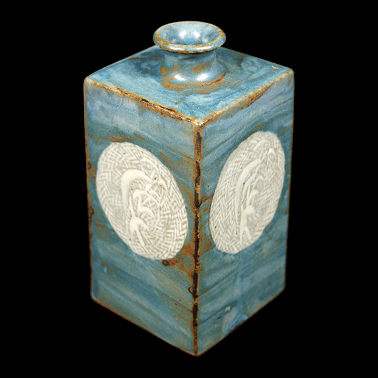 Shimaoka Tatsuzo “Inlaid Square pot”