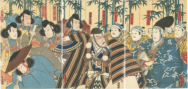 豊国三代「勧進帳」