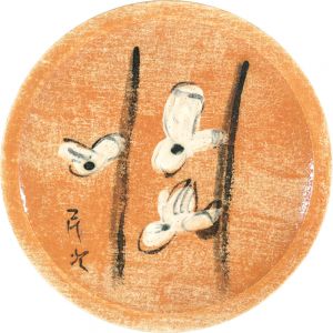 Hand Painted Decolative Plate "Flower"