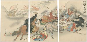 鳳凰城ニ将士奮闘之図