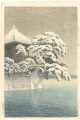 Snow at  Godaido, Matsushima