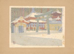 小泉癸巳男「国立公園日光風景　第一景　東照宮前景（1）」