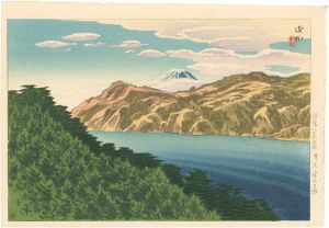 Ito Shinsui / Eight Views of Izu Province / Evening Glow at Ukutsu