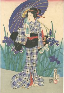 Kunisada II / Beauty (tentative title) [美人画（仮題）]