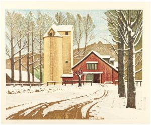 Oka Shikanosuke / Pasture with Snow