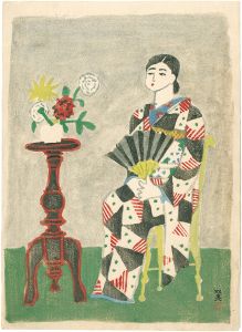 Kawanishi Hide / Lady in Kimono
