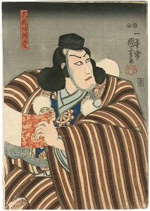 国芳「武蔵坊弁慶　（市川団十郎）」
