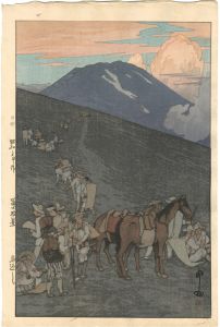 Ten Views of Fuji / The Horse Turnback at Umagaeshi 