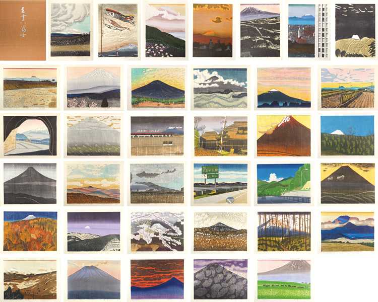 Hagiwara Hideo “Thirty-six Views of Mt.Fuji”