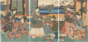 Toyokuni III / 春色家賀多の寿 [春色家賀多の寿]