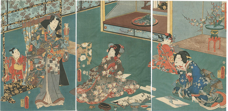 Toyokuni III “わかむらさきの巻”
