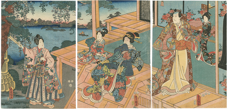 豊国三代「源氏絵」