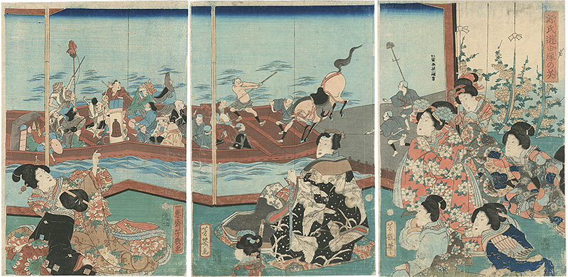 芳幾「源氏遊由縁の英」