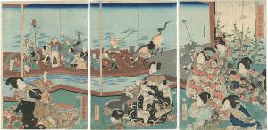 芳幾「源氏遊由縁の英」