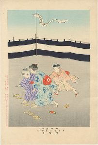 小供風俗　ぞうりはきかへ