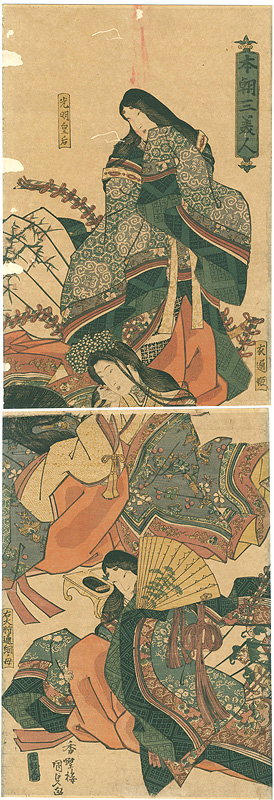 Kunisada I “Three Beauties of Japan”