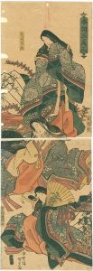 Kunisada I / Three Beauties of Japan [本朝三美人]