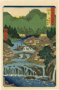 Famous Views of the Sixty-Odd Provinces / Izu Province: The Hot Springs at Shuzen Temple【Reproduction】	