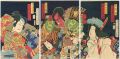 Kabuki Actors Print	