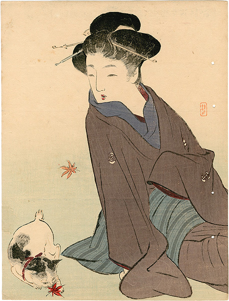 武内桂舟「木版口絵」