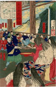 芳年「大日本名将鑑　大江山酒呑童子」