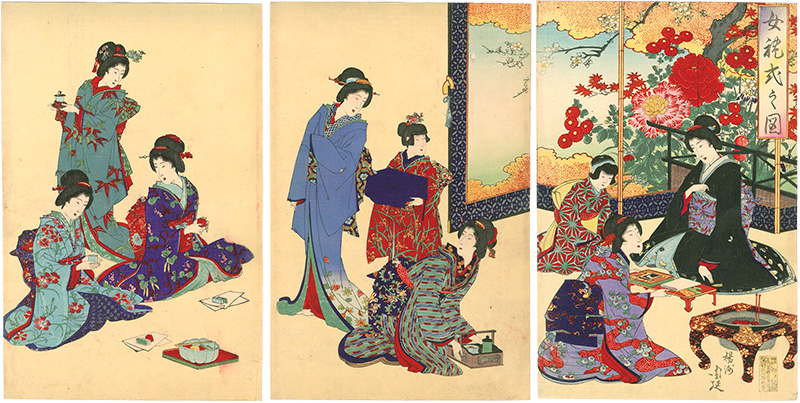 Chikanobu “Manners and Ceremonies for Women”